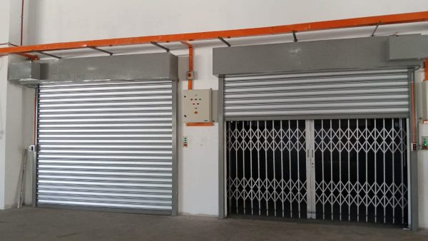 Goods Lift with Roller Shutter